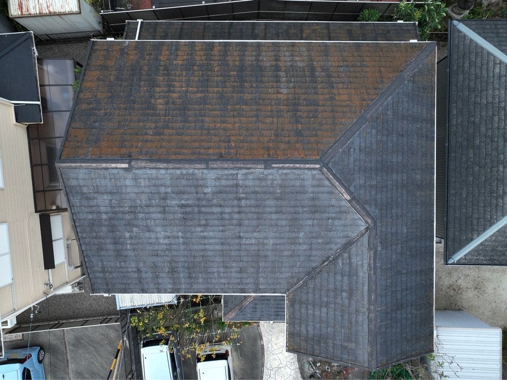 四日市市の外壁屋根塗装をした例　四日市市の外壁塗装をリペイント匠が施工した写真