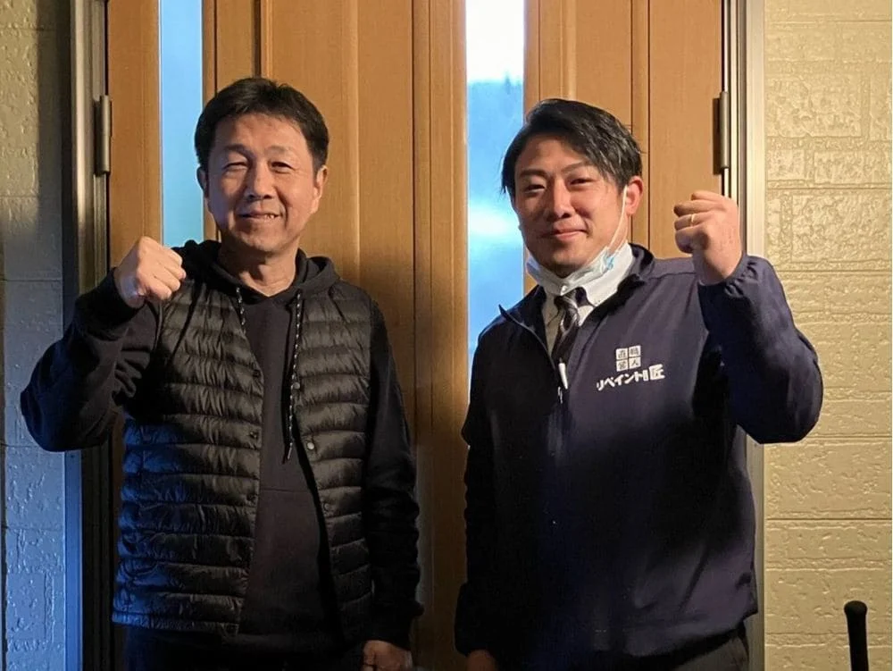 津市｜優しいお家に一新リフォーム｜塗ったら終わりではなく始まりですね