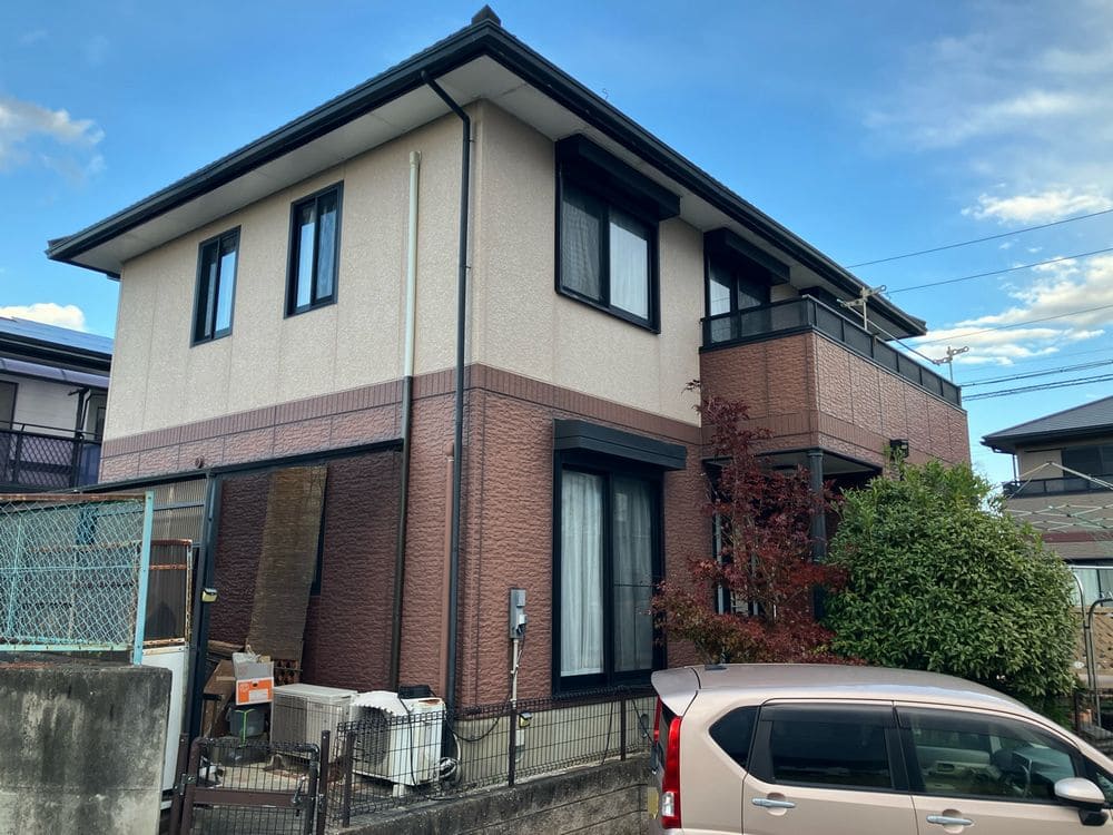 伊賀市の外壁塗装、屋根塗装をリペイント匠が施工した写真