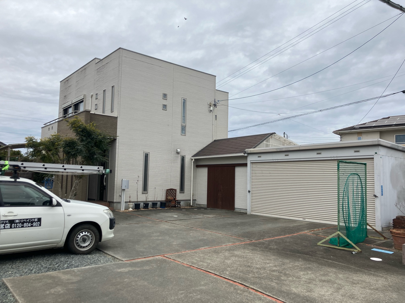 伊勢市の外壁塗装、屋根塗装をリペイント匠が施工した写真
