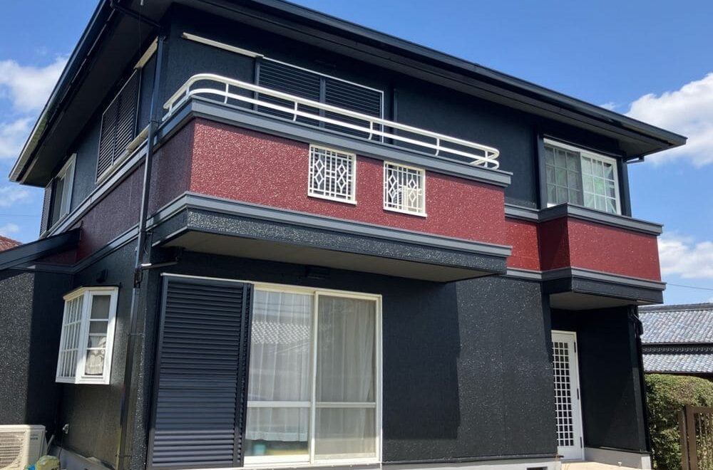 津市｜パナホームの住宅を塗装で大変身｜格好良く生まれ変わりました