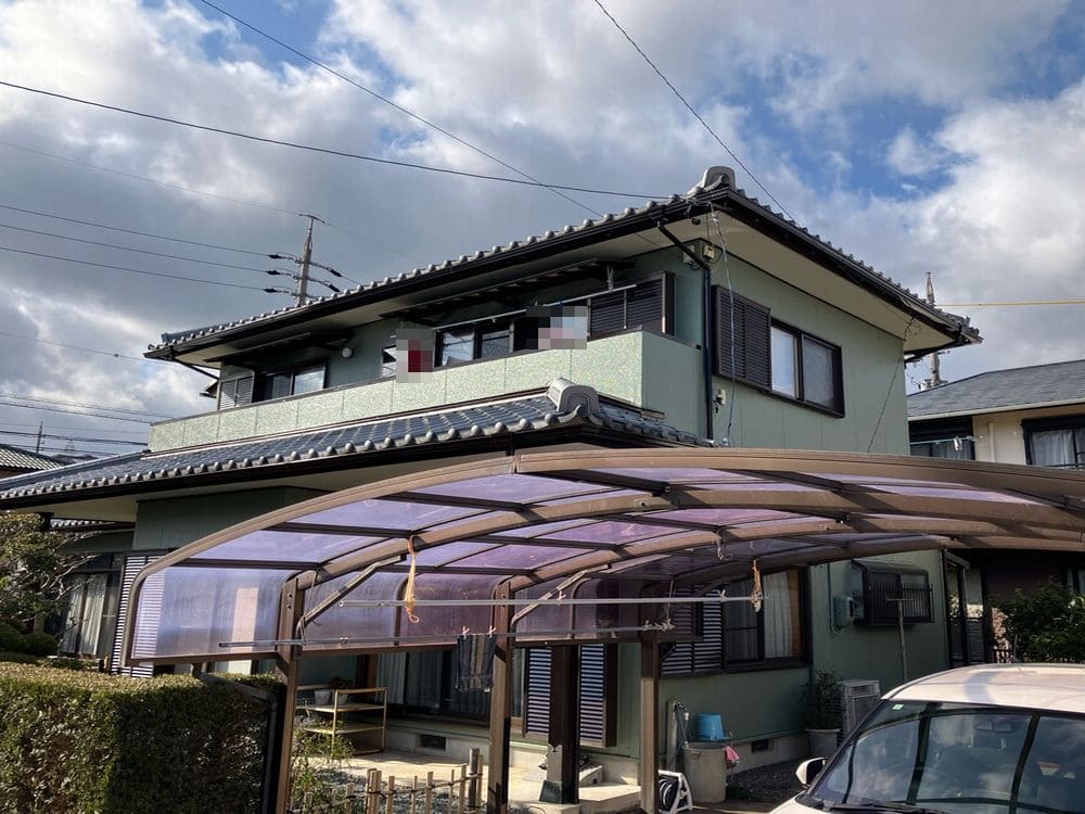 四日市市の外壁塗装をリペイント匠が施工した写真