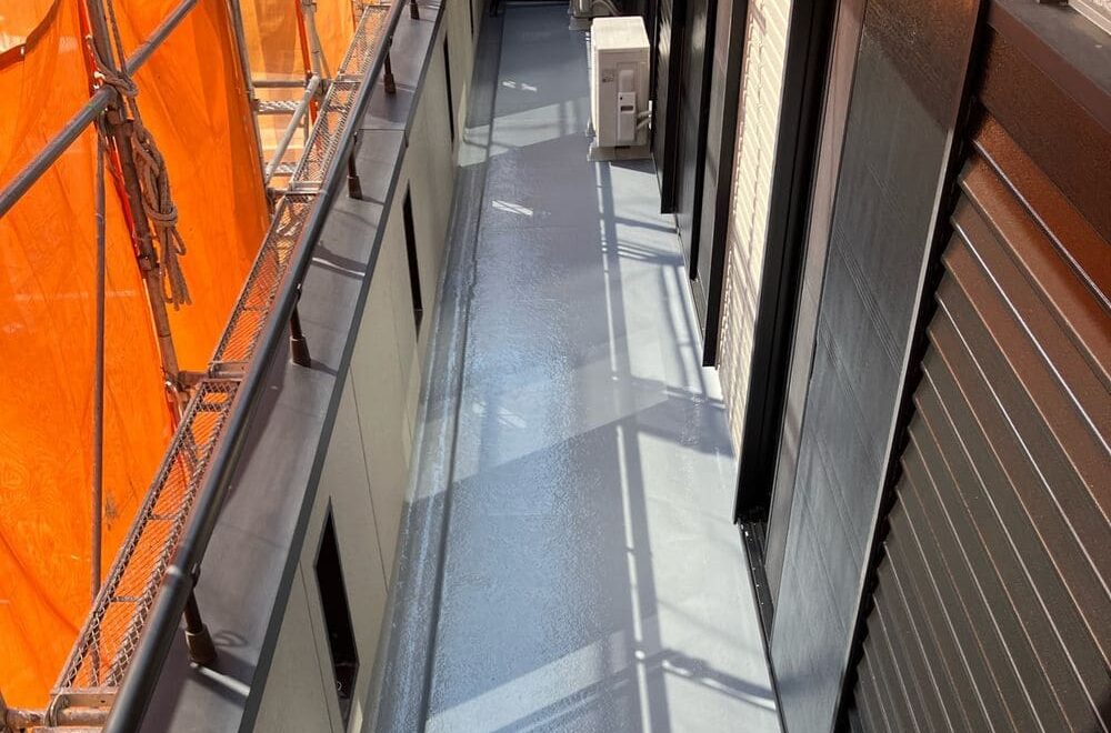 津市の外壁塗装･屋根塗装、防水工事をリペイント匠が施工した写真