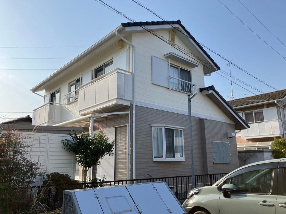 津市の外壁塗装、屋根塗装をリペイント匠が施工した写真