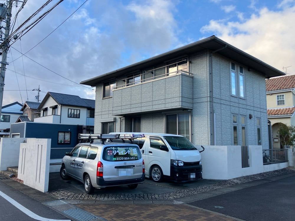 津市の外壁塗装、屋根塗装をリペイント匠が施工した写真