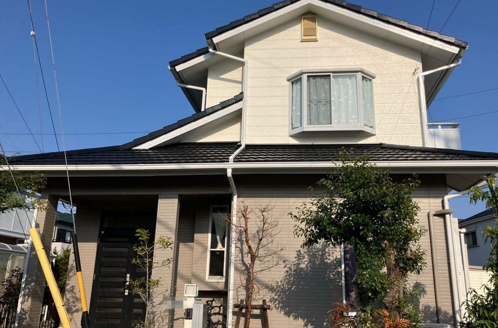 津市の外壁塗装、屋根塗装をリペイント匠が施工した写真