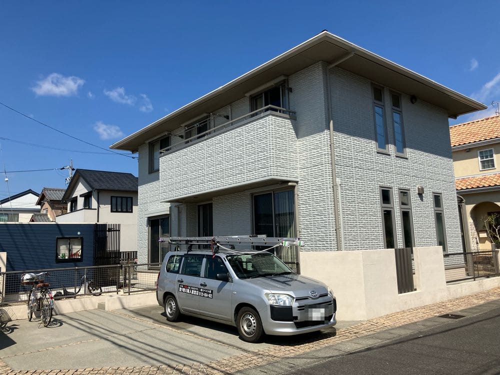 津市の外壁塗装、屋根塗装をリペイント匠が施工した写真