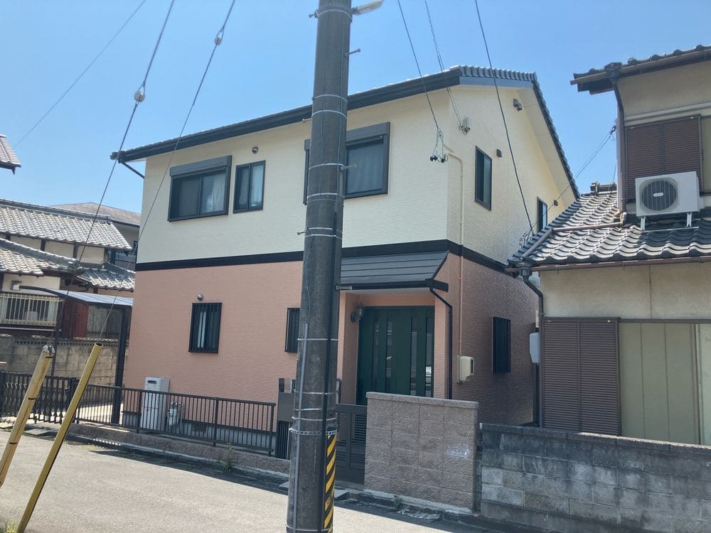 名張市の外壁塗装をリペイント匠が施工した写真