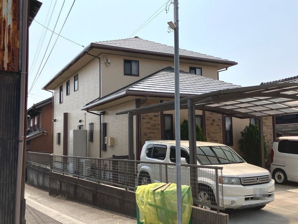 四日市市の外壁、屋根塗装をリペイント匠が施工した写真