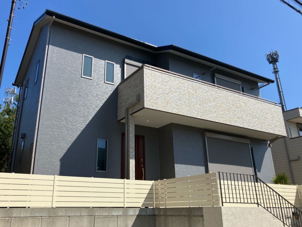 T様(津市河芸町)_施工後_外壁全体 津市の外壁塗装、屋根塗装をリペイント匠が施工した写真