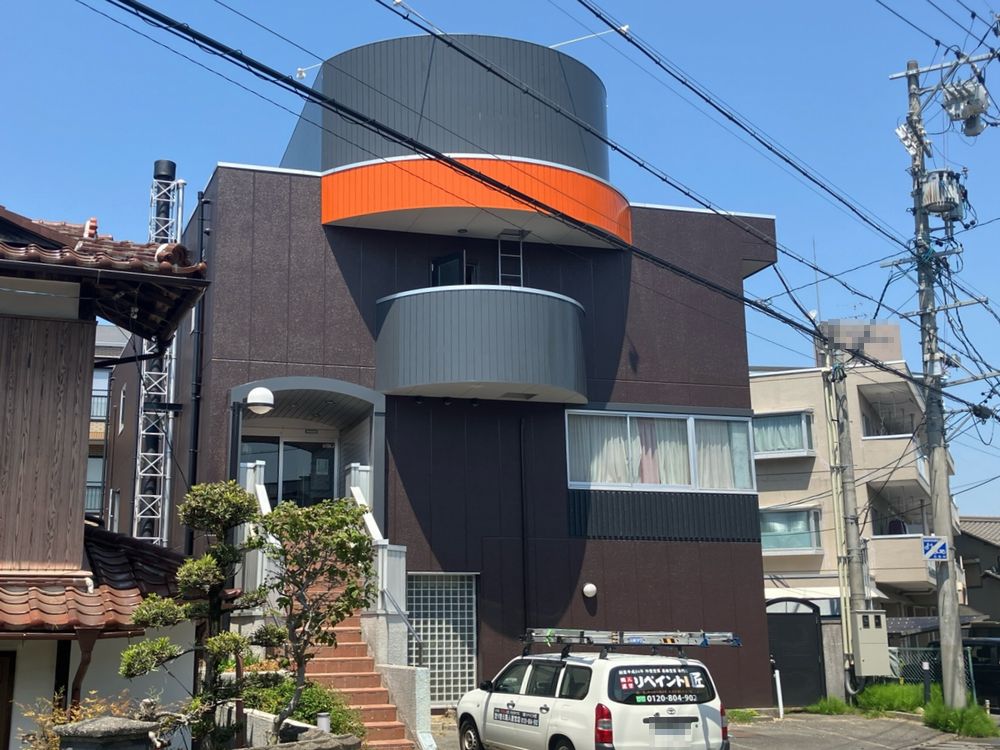 名張市の外壁塗装をリペイント匠が施工した写真