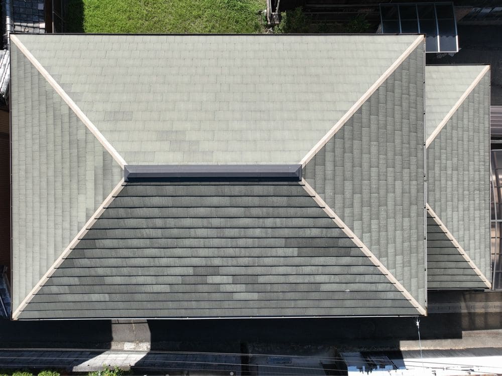 四日市市の外壁、屋根塗装をリペイント匠が施工した写真