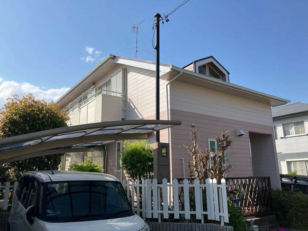 松阪市の外壁塗装、屋根塗装をリペイント匠が施工した写真