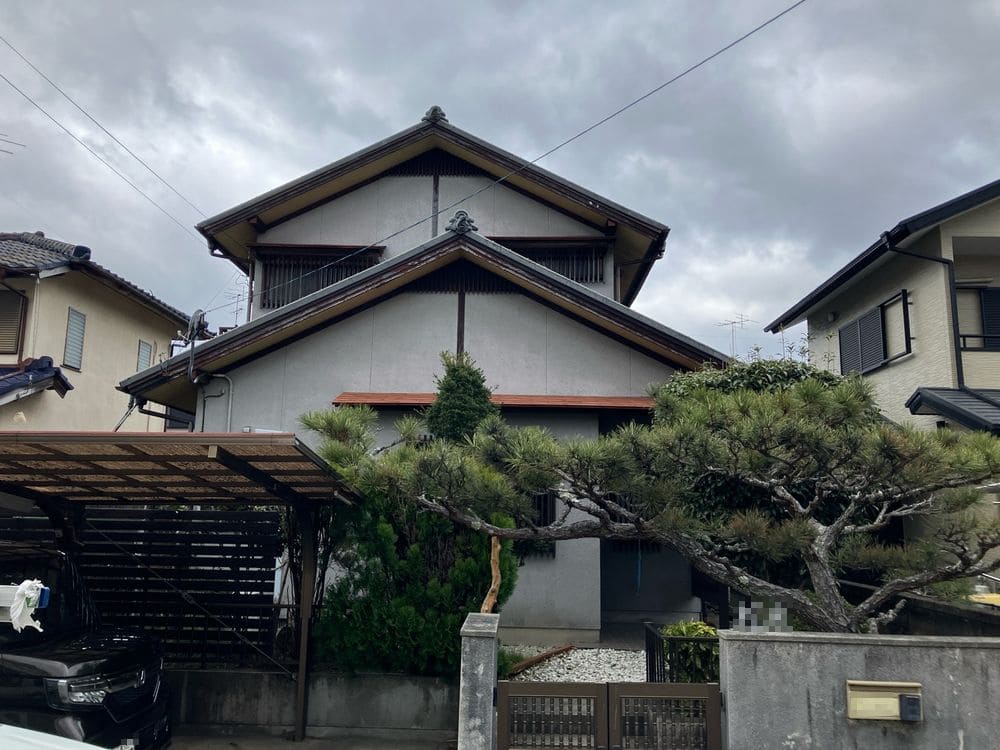 名張市の外壁塗装をリペイント匠が施工した写真