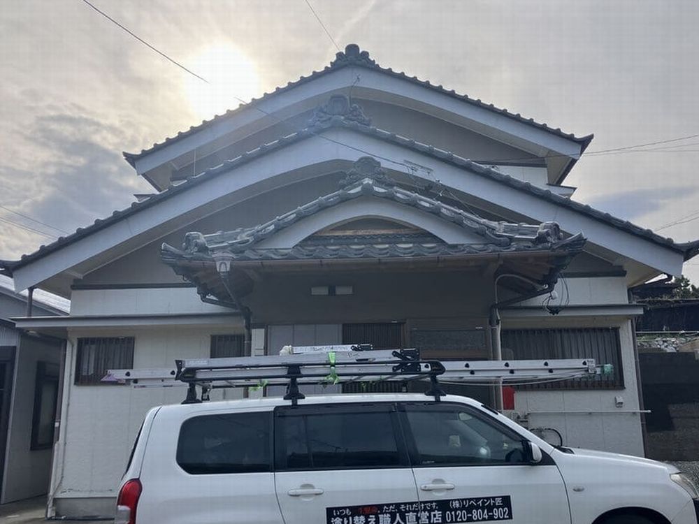 志摩市の外壁塗装をリペイント匠が施工した写真