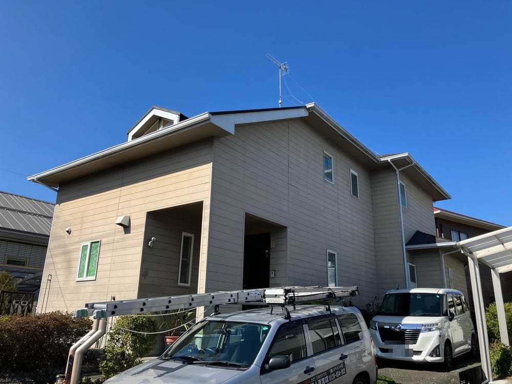 松阪市の外壁塗装、屋根塗装をリペイント匠が施工した写真