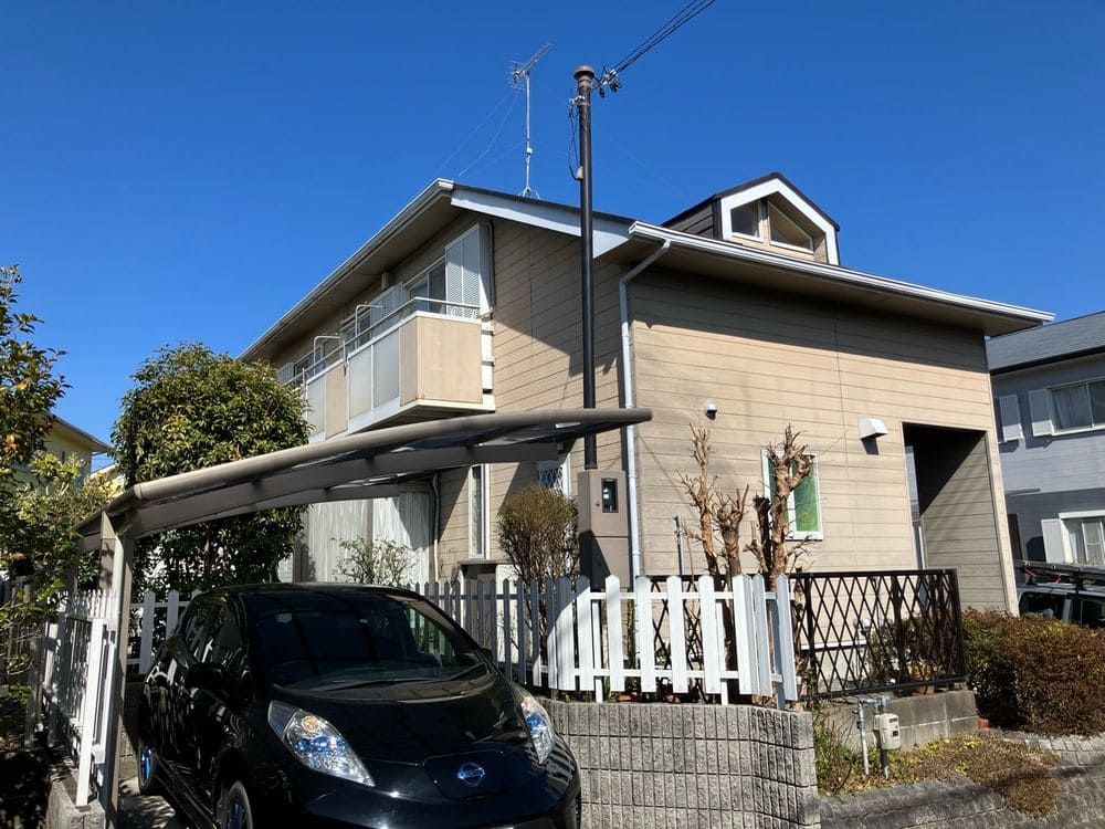 松阪市の外壁塗装、屋根塗装をリペイント匠が施工した写真