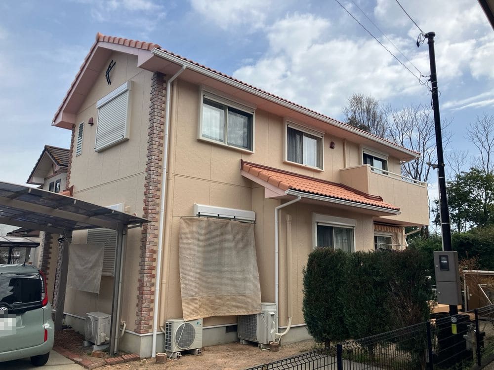 W様(津市)施工後_外壁3 津市の外壁塗装、屋根塗装をリペイント匠が施工した写真