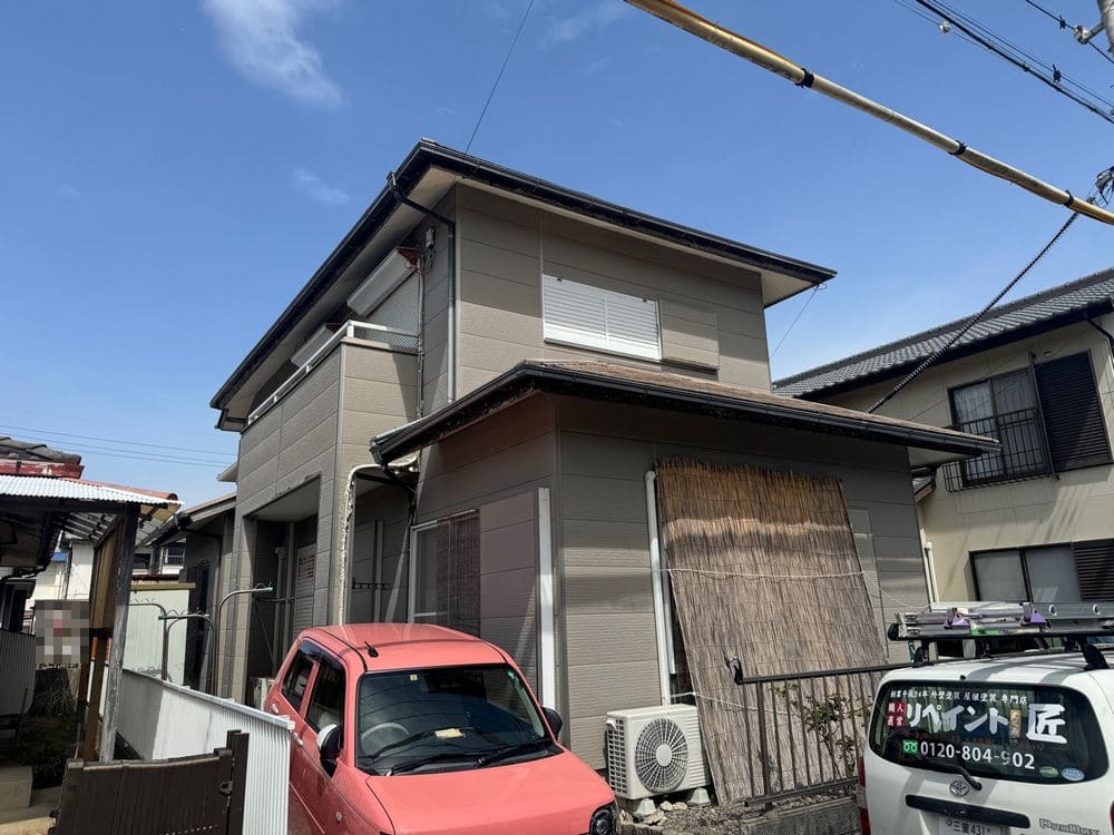 鈴鹿市の外壁塗装をリペイント匠が施工した写真