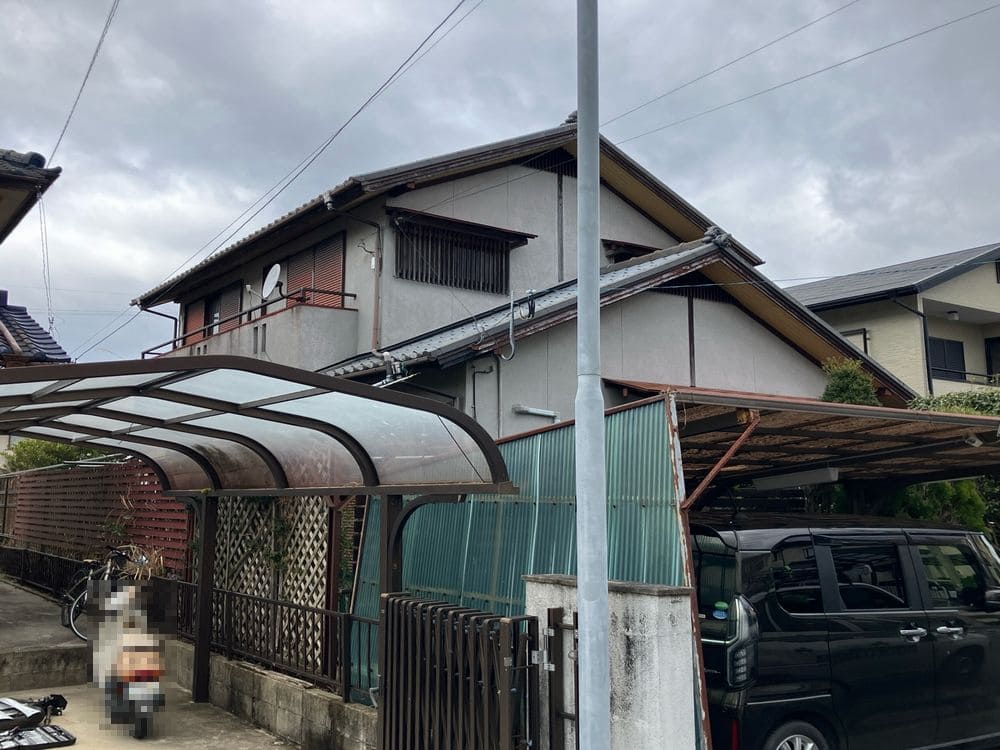 名張市の外壁塗装をリペイント匠が施工した写真