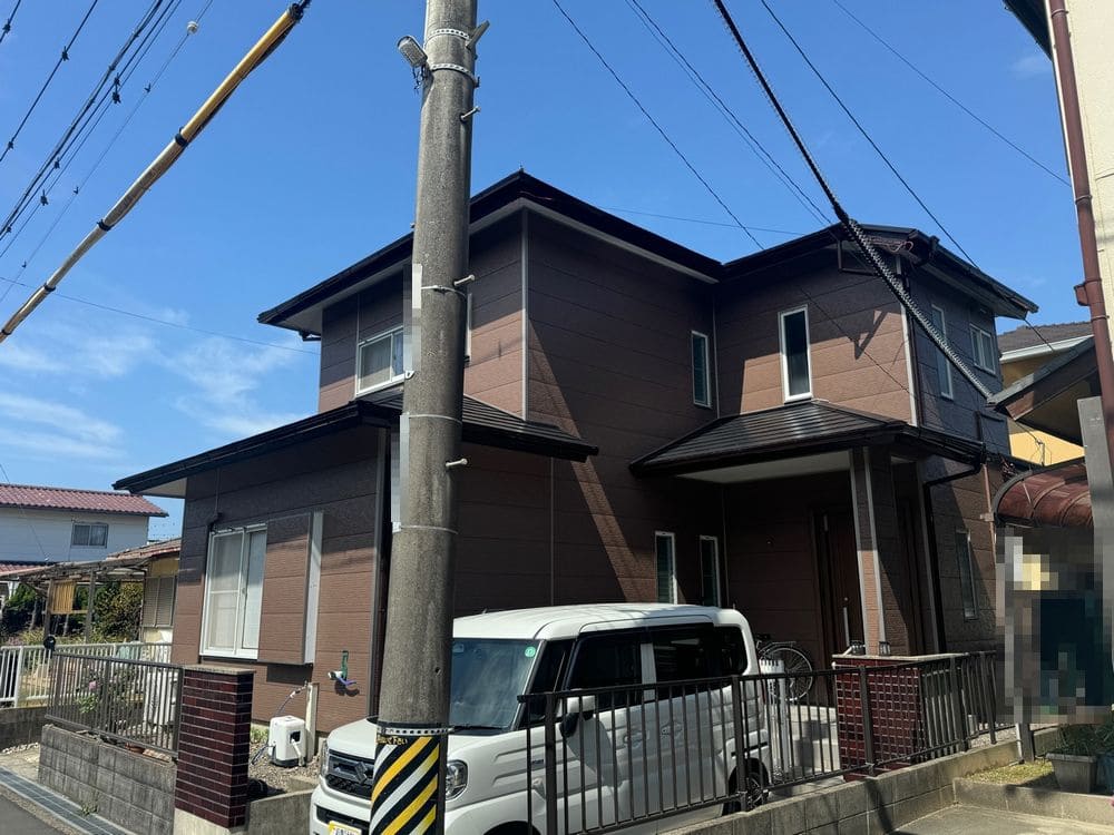 鈴鹿市の外壁塗装をリペイント匠が施工した写真