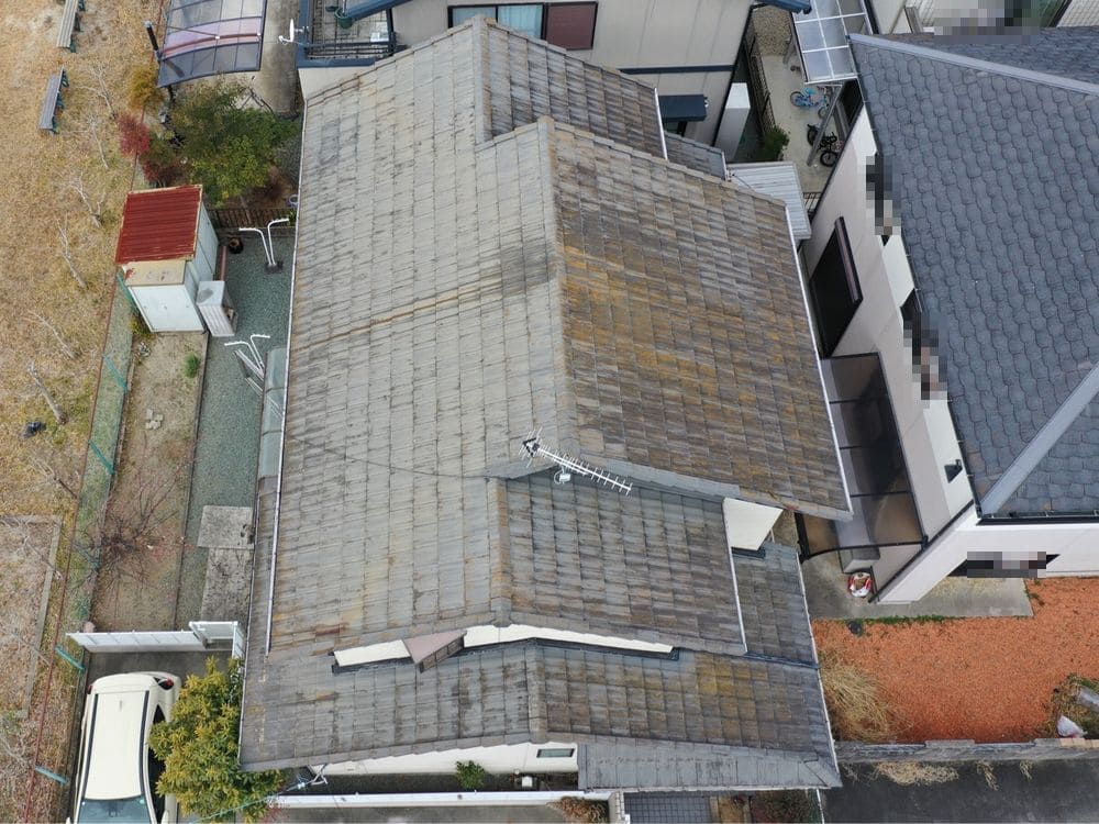 津市の屋根葺き替え工事をリペイント匠が施工した写真