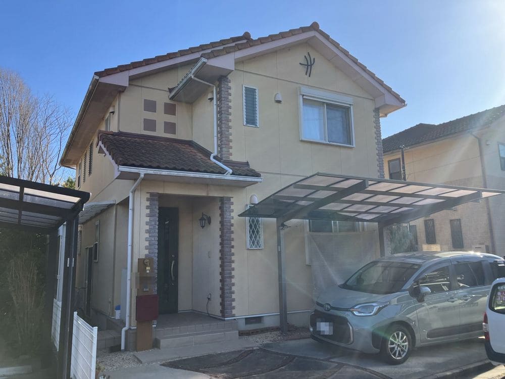 W様(津市)施工前_外壁2 津市の外壁塗装、屋根塗装をリペイント匠が施工した写真