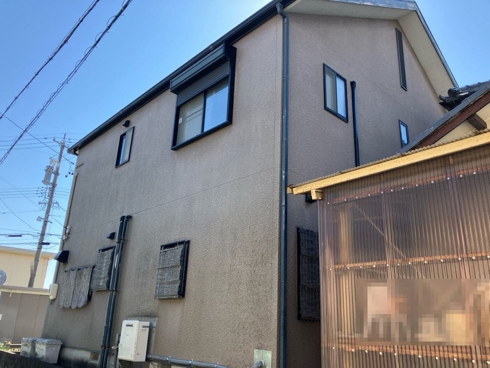 鈴鹿市の外壁塗装をリペイント匠が施工した写真