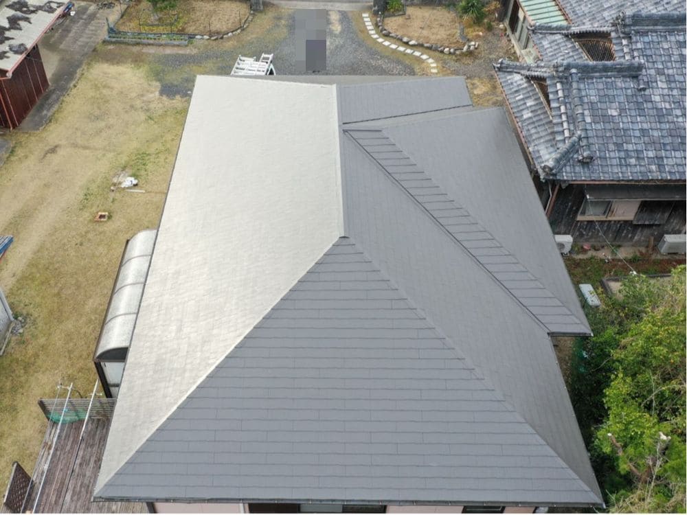 鈴鹿市の屋根塗装をリペイント匠が施工した写