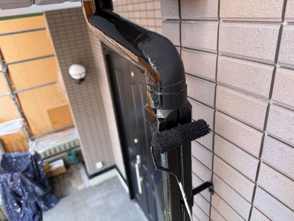 名張市の屋根塗装をリペイント匠が施工した写真