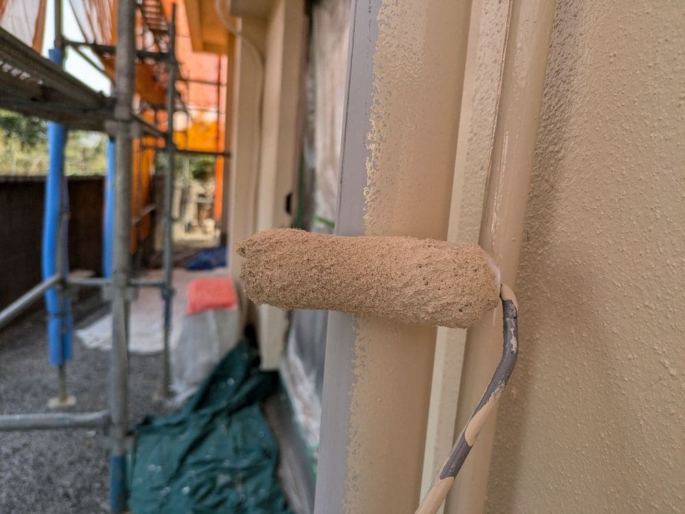 O様(志摩)施工後樋(中塗り) 志摩市の外壁塗装をリペイント匠が施工した写真