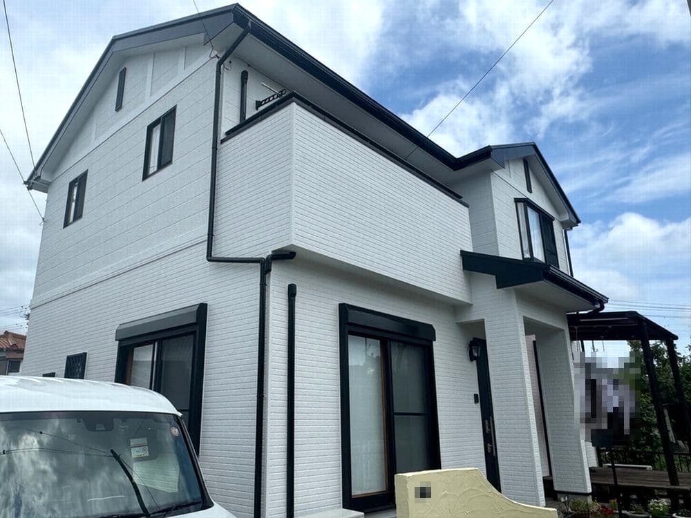 鈴鹿市の外壁塗装、屋根塗装、防水工事をリペイント匠が施工した写真
