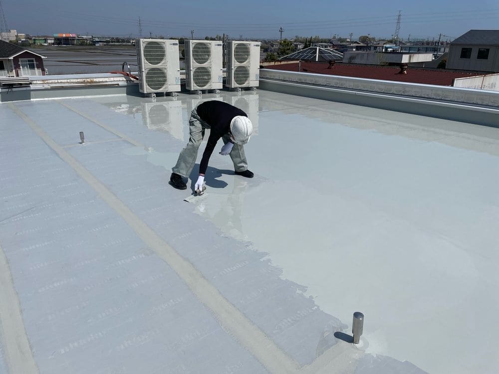 松阪市の防水工事をリペイント匠が施工した写真