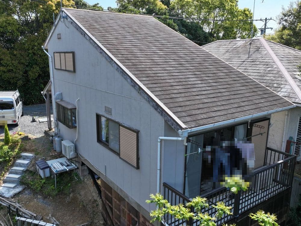 志摩市の外壁塗装、屋根工事をリペイント匠が施工した写真