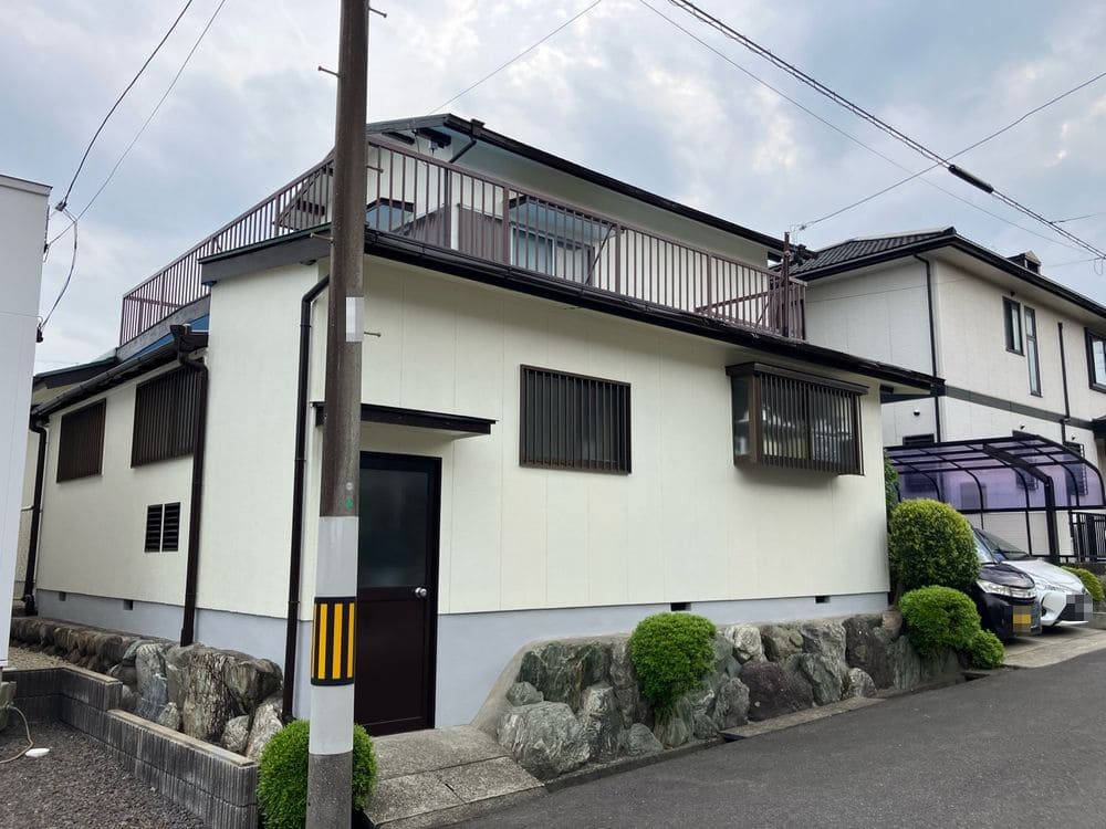 津市の外壁塗装、屋根塗装をリペイント匠が施工した写真