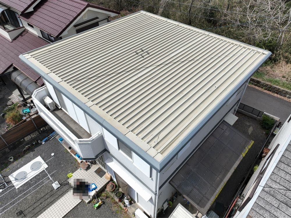 伊賀市の屋根塗装をリペイント匠が施工した写真