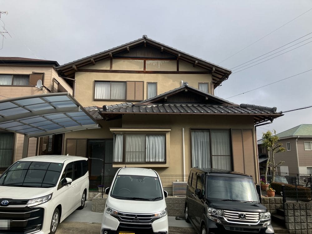 伊賀市の外壁塗装をリペイント匠が施工した写真