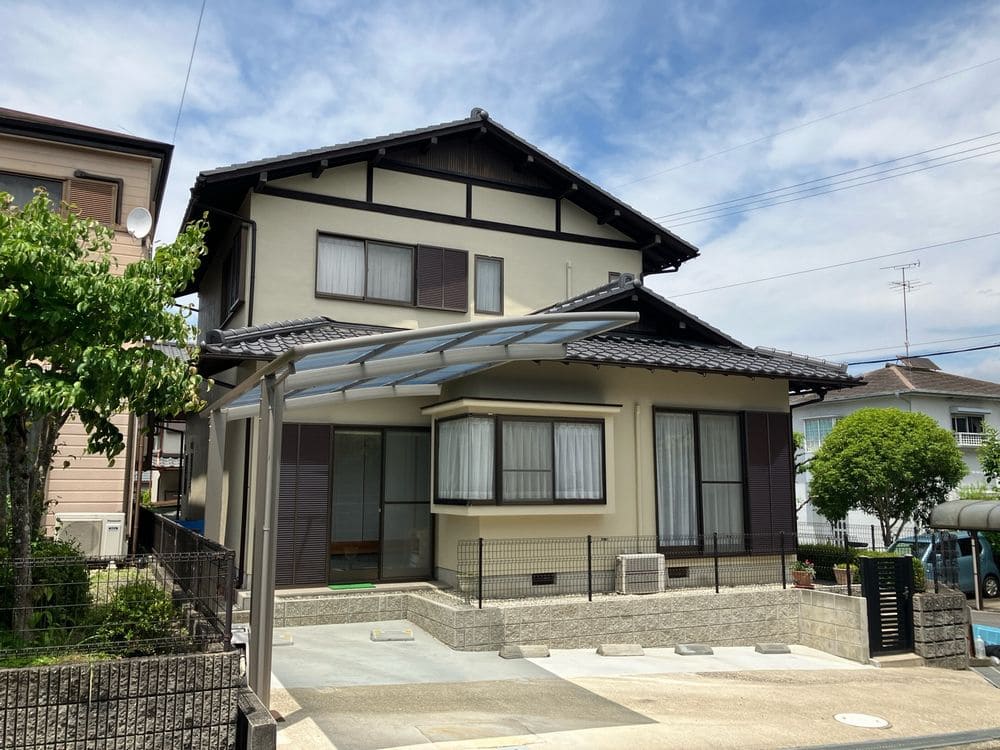 伊賀市の外壁塗装をリペイント匠が施工した写真