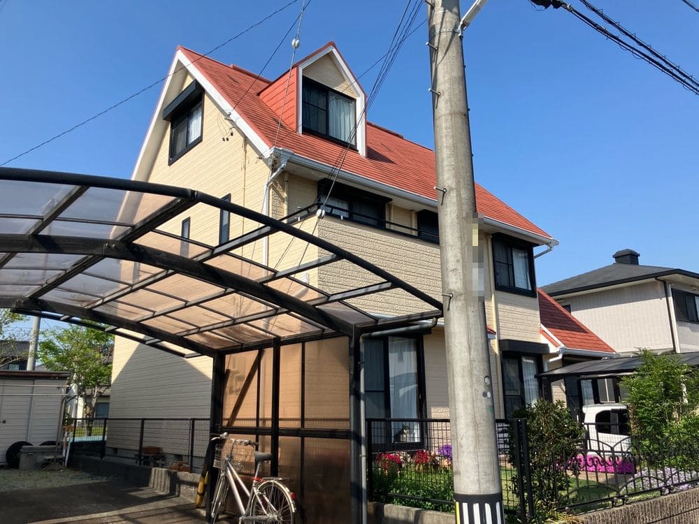 松阪市の外壁塗装、屋根塗装をリペイント匠が施工した写真