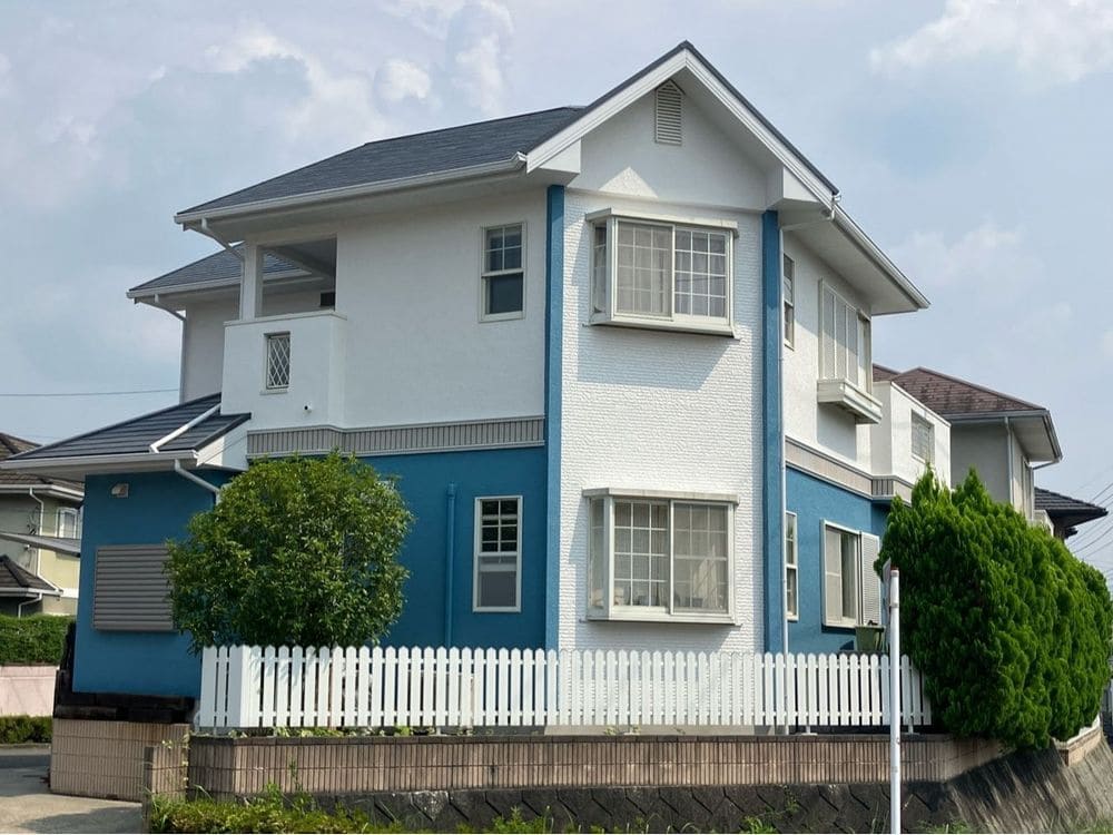 名張市｜爽やかなお色で塗装｜話しやすく不具合も直してくれ助かりました