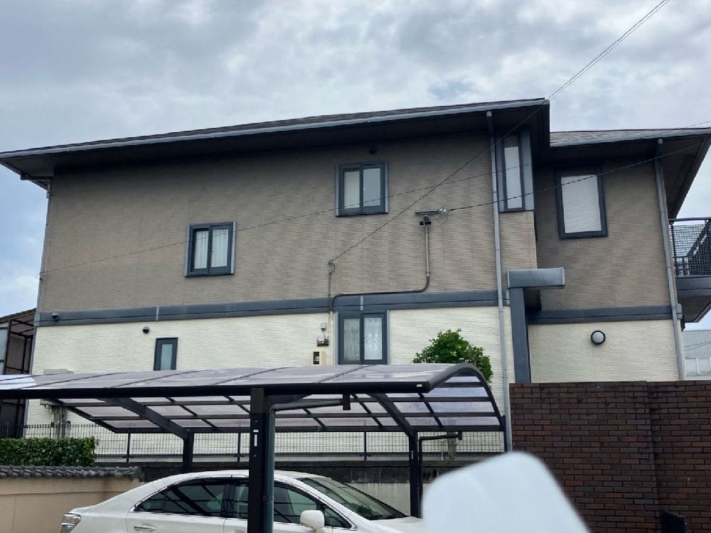 津市の外壁塗装、屋根工事をリペイント匠が施工した写真