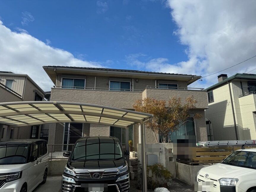 三重郡朝日町の外壁塗装をリペイント匠が施工した写真