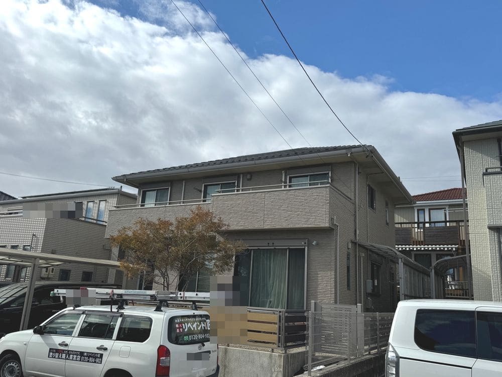 三重郡朝日町の外壁塗装をリペイント匠が施工した写真
