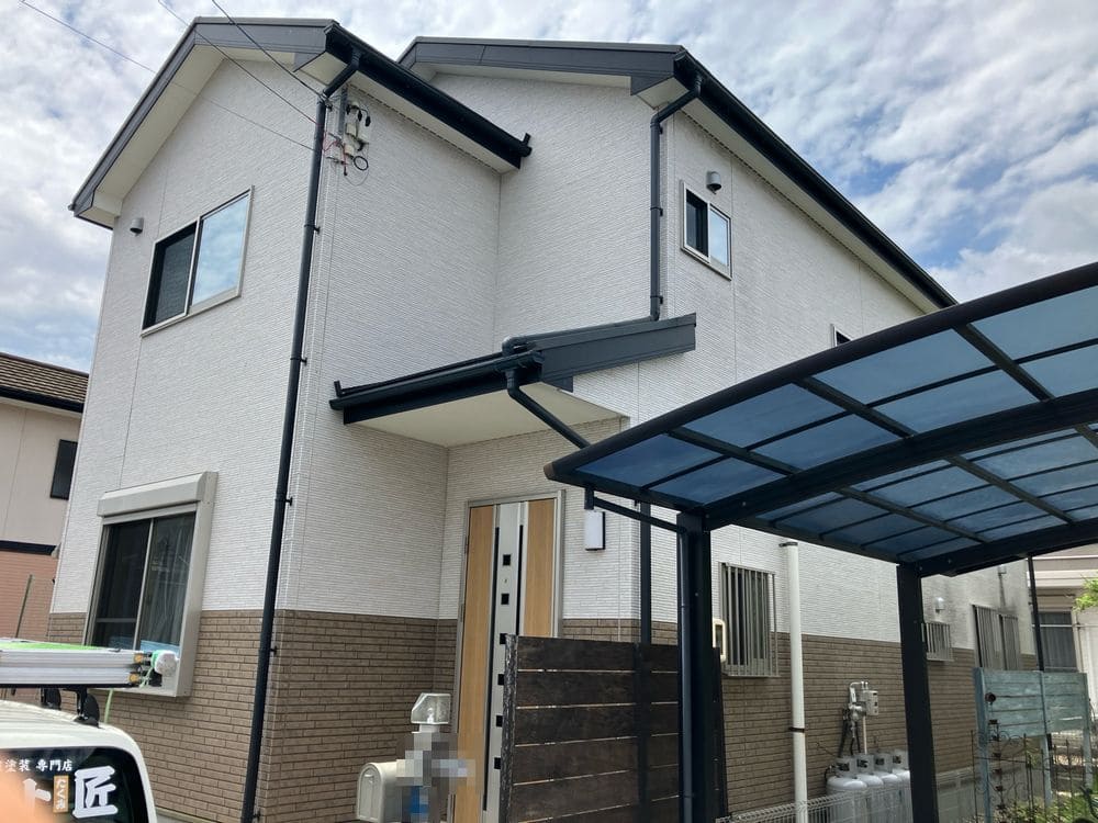 鈴鹿市の外壁・屋根塗装をリペイント匠が施工した写真