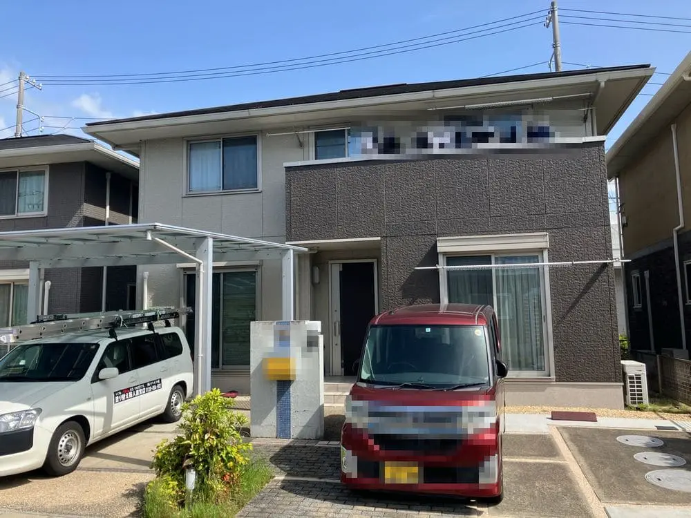 鈴鹿市の外壁塗装をリペイント匠が施工した写真