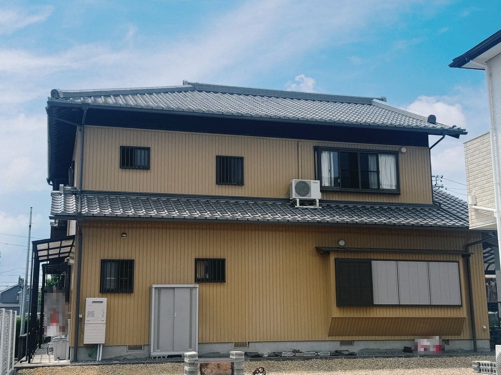 四日市市の外壁塗装をリペイント匠が施工した写真
