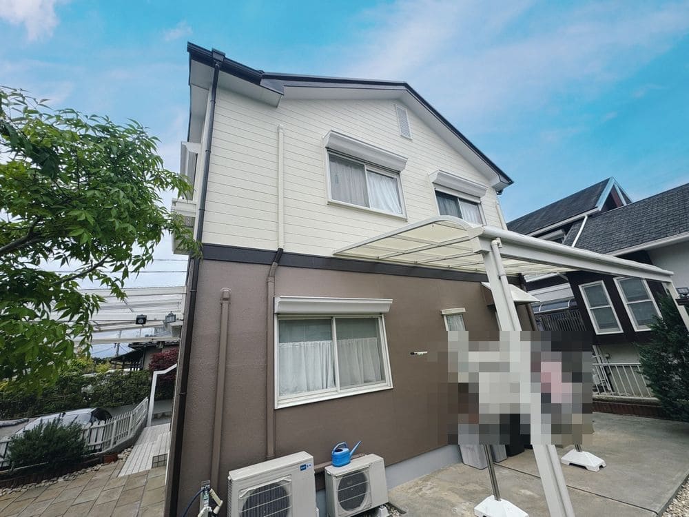 員弁郡東員町の外壁塗装、防水工事をリペイント匠が施工した写真