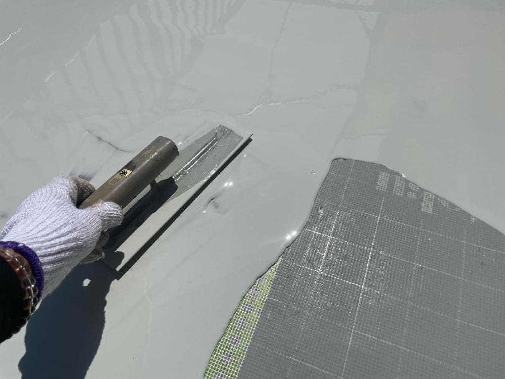志摩市の外壁塗装、屋根塗装、防水工事をリペイント匠が施工した写真