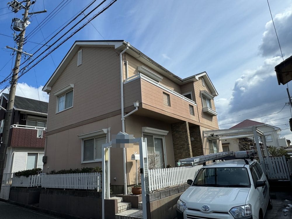 員弁郡東員町の外壁塗装、防水工事をリペイント匠が施工した写真