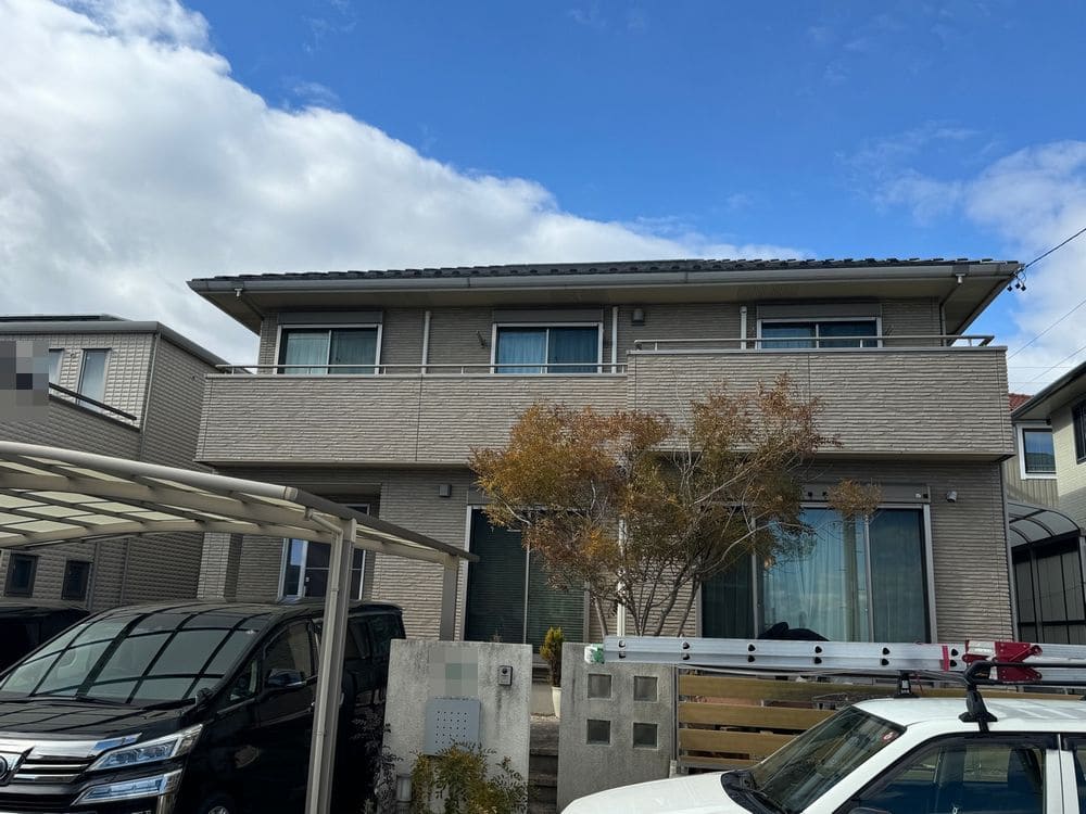 三重郡朝日町の外壁塗装をリペイント匠が施工した写真